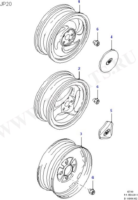 Wheels And Wheel Covers (Wheels, Covers And Spare Wheel)