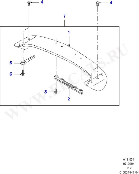 Spoiler And Related Parts (Roof And Trim Panels)