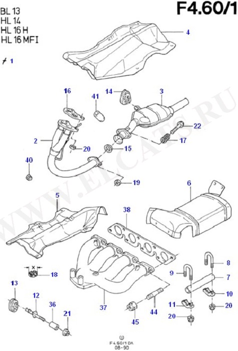 Catalyst Installation Kits (Exhaust System And Heat Shields)