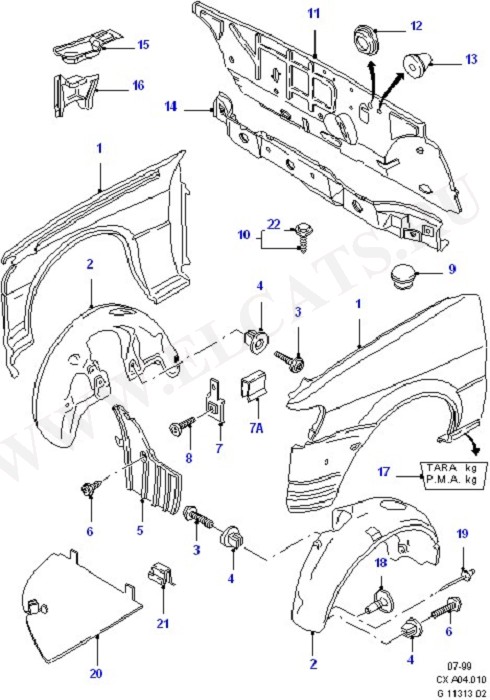 Dash Panel And Front Fenders (Dash Panel/Apron/Heater/Windscreen)