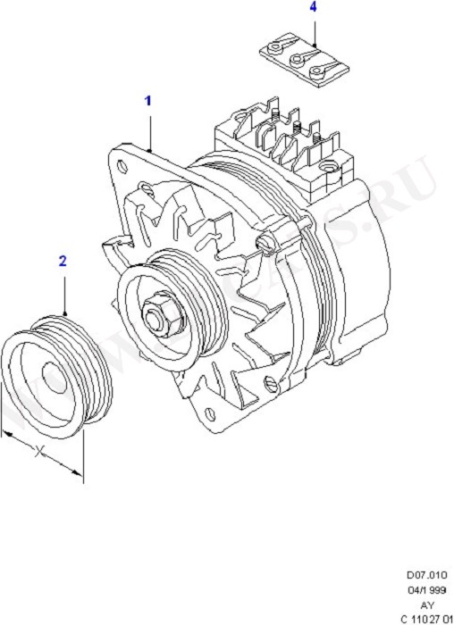 Alternator/Starter Motor & Ignition (CVH 1.8 (Sierra))
