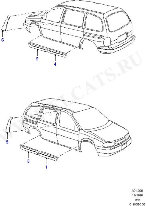 Body Mouldings ( )