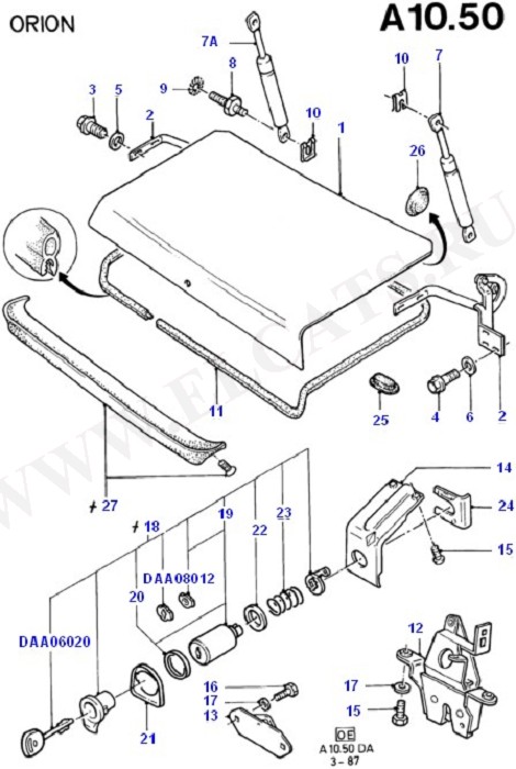 Luggage Compt.Door/Manual Lock Cntl (Rear Panels/Bumper & Window)