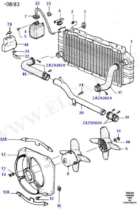 Radiator And Fan (Radiator And Hoses)