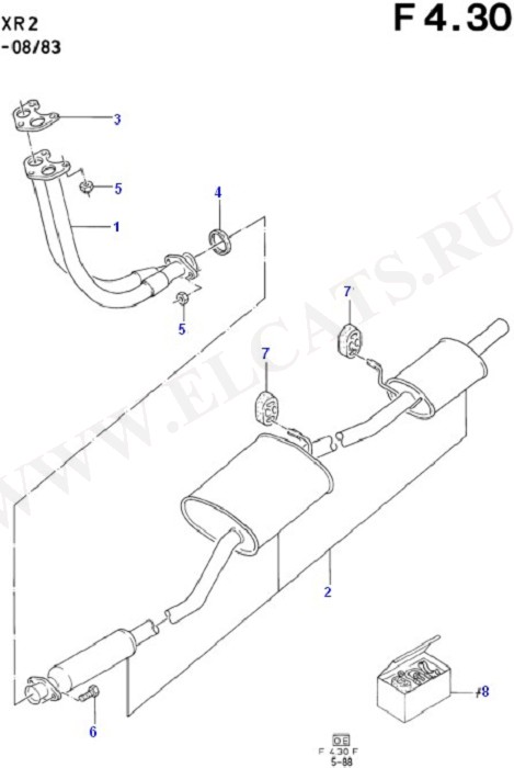 Exhaust System Less Catalyst (Exhaust System And Heat Shields)