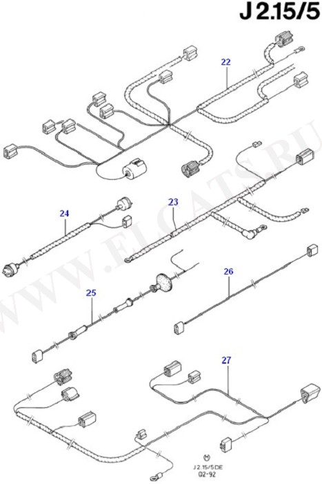 Connecting Wires (Wiring System & Related Parts)