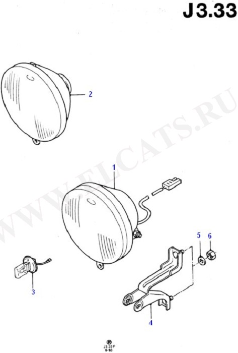 Additional Headlamps - Original Fit (   )