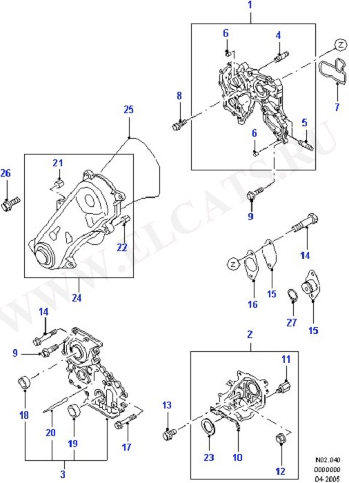 Timing Gear Covers (Head/Manifolds/Intercooler/Turbo)
