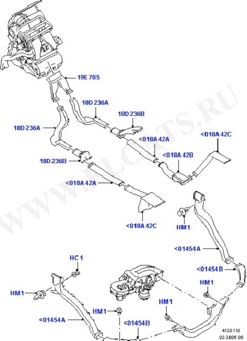 Air Vents, Ducts & Louvres - Rear ( ,  )