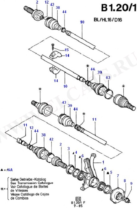 Front Wheel Drive (Suspension & Drive Shafts - Front)