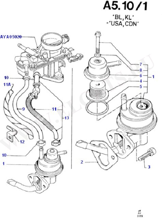 Fuel System - Engine (OHV/HCS)