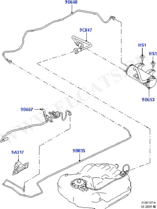 Fuel System - Tank & Lines ( )