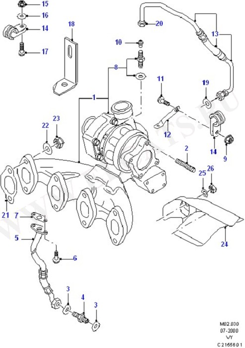Turbocharger (Cylinder Head/Valves/Manifolds/EGR)
