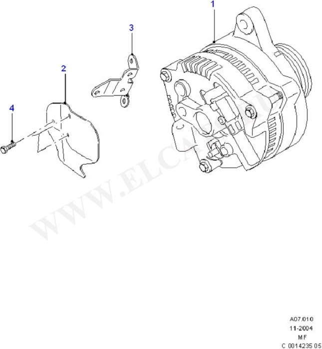 Alternator/Starter Motor & Ignition (Modular Engine)