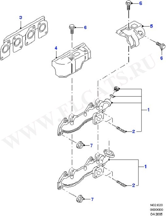 Exhaust Manifold (Head/Manifolds/Intercooler/Turbo)