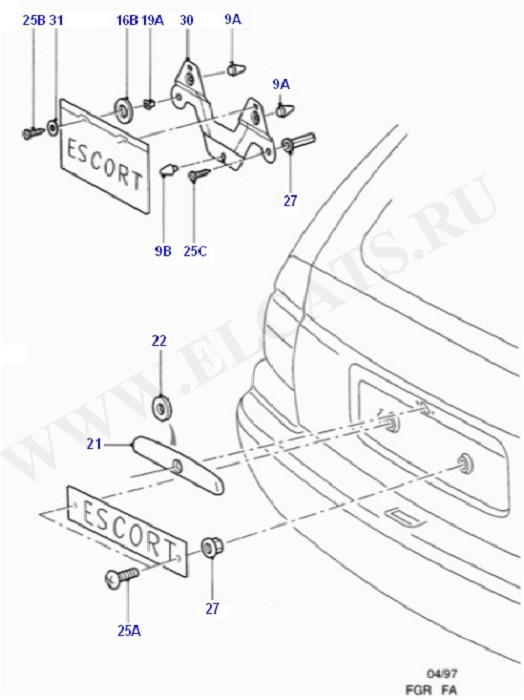 Tailgate And Related Parts (Tailgate/Back Doors & Rear Wiper)