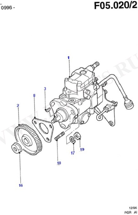 Fuel System - Engine (VM25T)