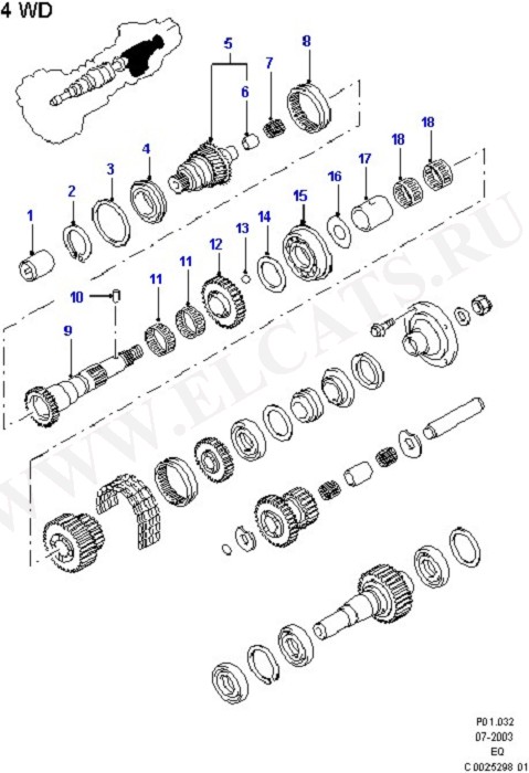 Transfer Drive Components (Manual Transaxle And Case)