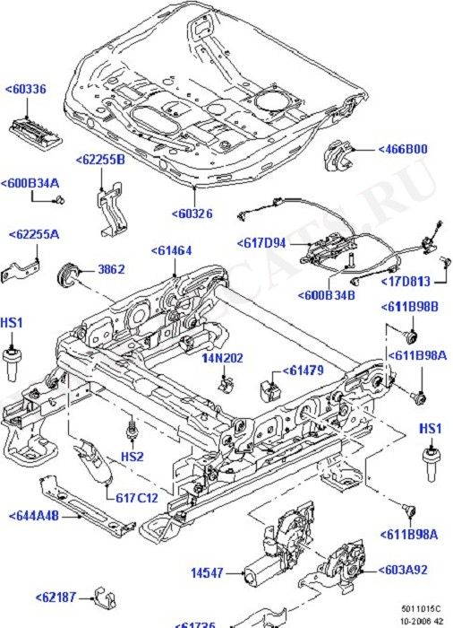 Front Seat Base (Seats And Related Parts)