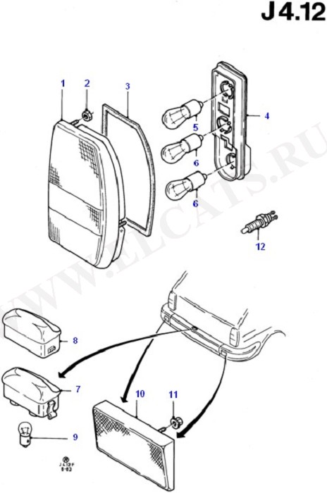 Rear/Stop And Flasher Lamps (Rear Lamps)