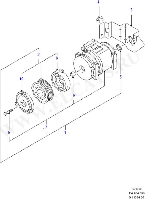 Air Conditioning - Compressor (Dash Panel/Apron/Heater/Windscreen)