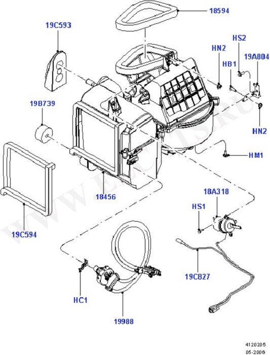 Heater/Air Cond.External Components (   )