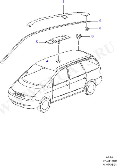 Roof Rack (Roof Panels/Trim & Sun Roof)