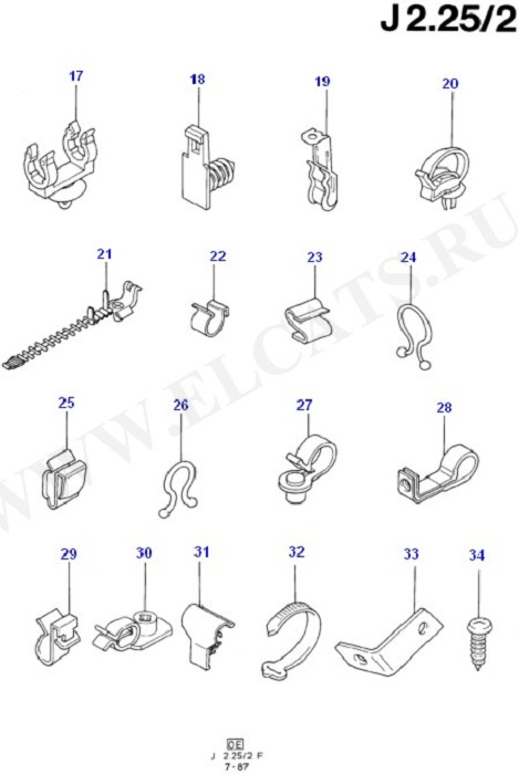 Wiring Mountings (Wiring System & Related Parts)