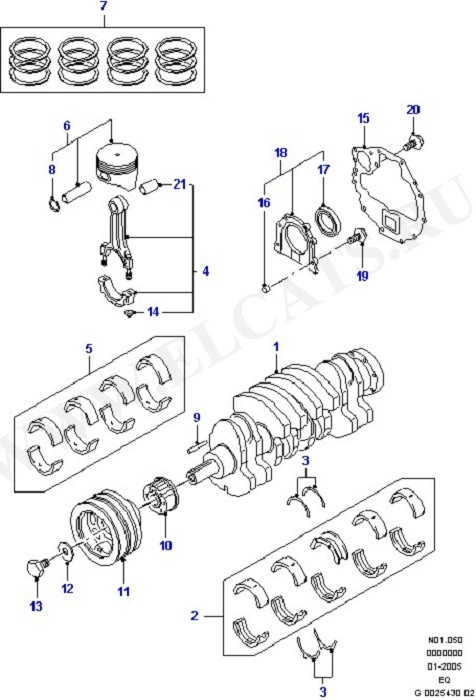 Crankshaft/Pistons And Bearings ()