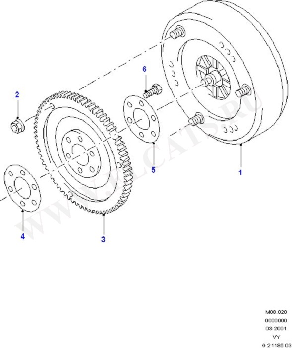 Converter/Intermediate & Drive Plte (Clutch And Flywheel)