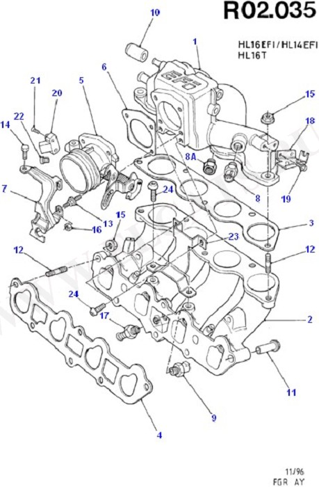 Cylinder Head/Valves/Rocker Cover (CVH)