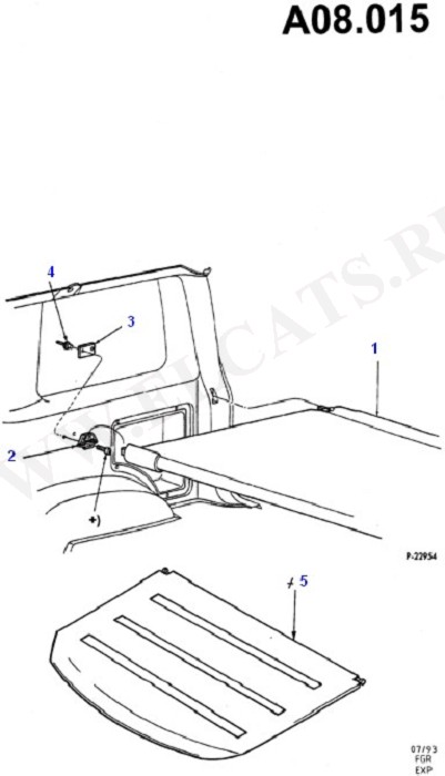 Load Compartment Cover (Tailgate And Related Parts)