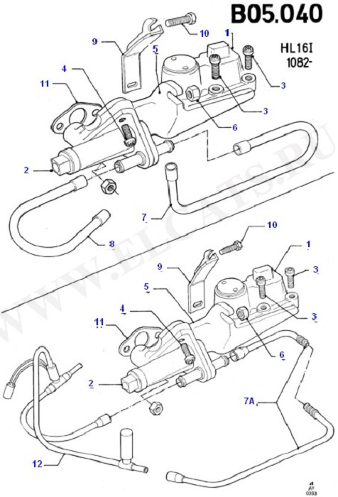 Fuel System - Engine (CVH)