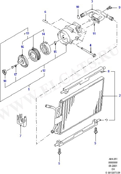 Air Conditioning Condensr/Compressr (Dash Panel/Apron/Heater/Windscreen)