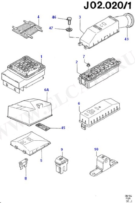 Fuses And Switches (Wiring System & Related Parts)