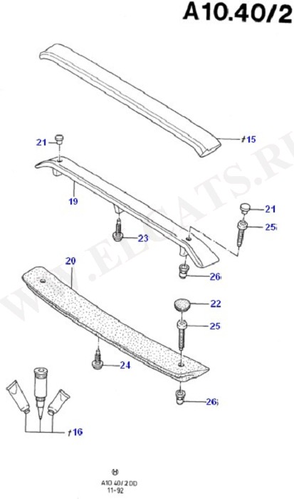 Luggage Compt.Door/Manual Lock Cntl (Rear Panels/Bumper & Package Tray)