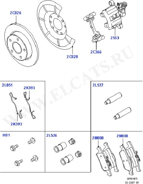 Rear Brake Discs And Calipers ( .  )