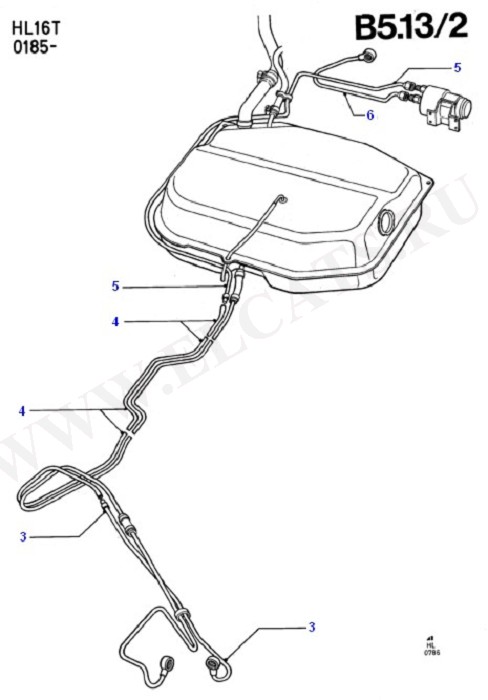 Fuel System - Engine (CVH)