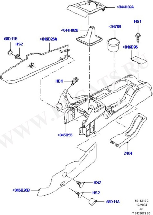Console - Floor (Instrument Panel And Console)