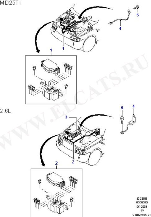 Main Wiring (Wiring System & Related Parts)