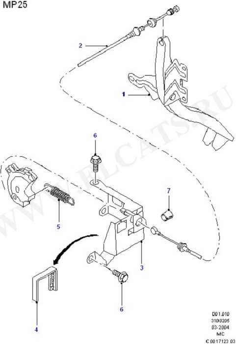 Accelerator/Injection Pump Controls (Accelerator/Speed Control)