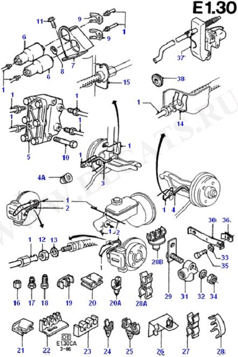 Brake Pipes (Master Cylinder/Brake Booster/Pipes)