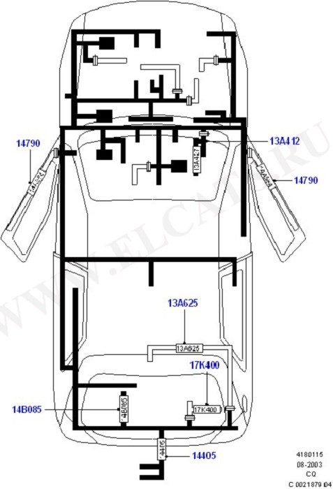 Electrical Wiring - Body And Rear (Wiring System & Related Parts)