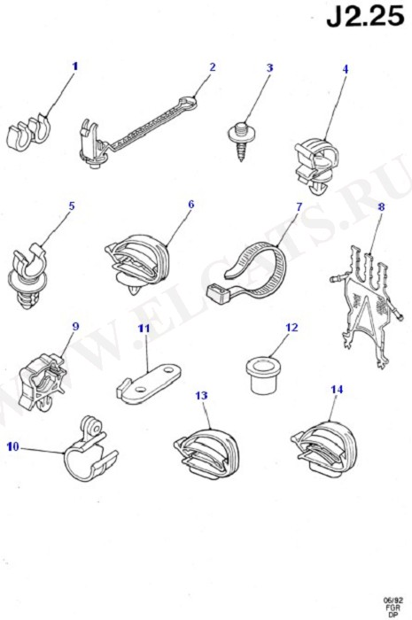 Wiring Mountings (Wiring System & Related Parts)