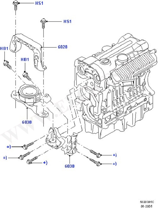 Engine Mounting (Engine & Transmission Mountings)