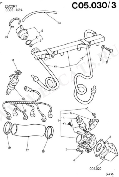 Fuel System - Engine (Cosworth(CH))