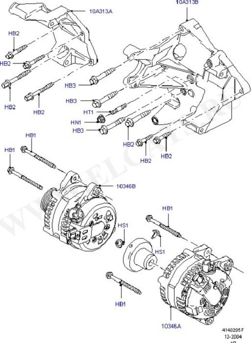 Alternator And Mountings (  )