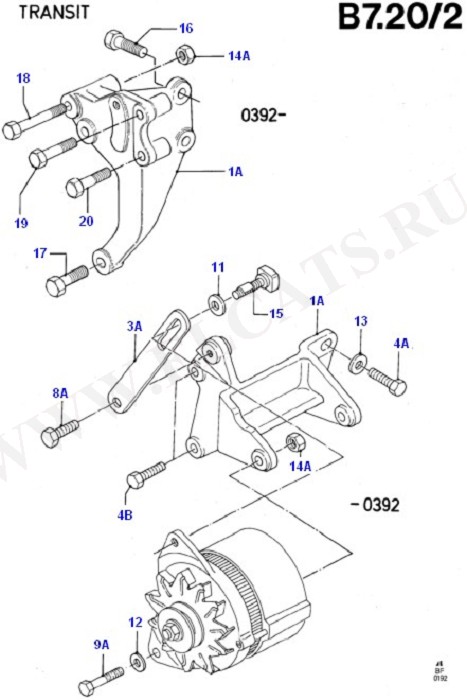 Alternator/Starter Motor & Ignition (Taunus V6 2.4, 2.9)