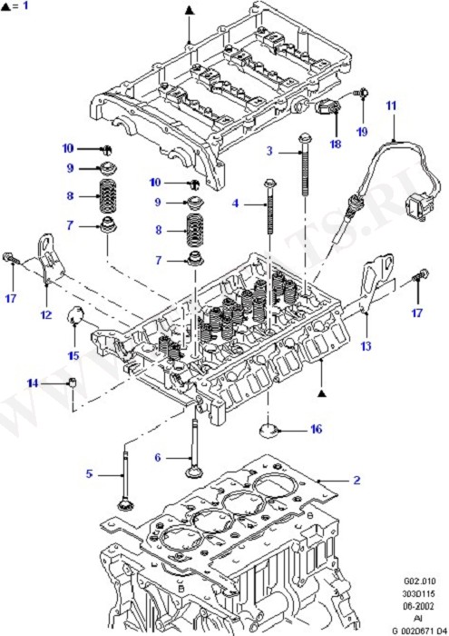 Cylinder Head/Valves/Manifolds/EGR (Duratorq Engine)