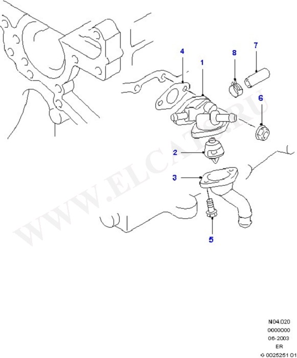 Thermostat/Housing & Related Parts (Engine Cooling)